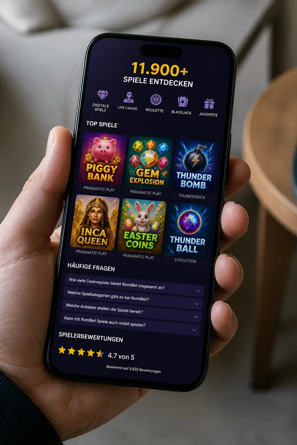 RomiBet Casinospiele: 11.900+ Spiele entdecken visual guide for RomiBet